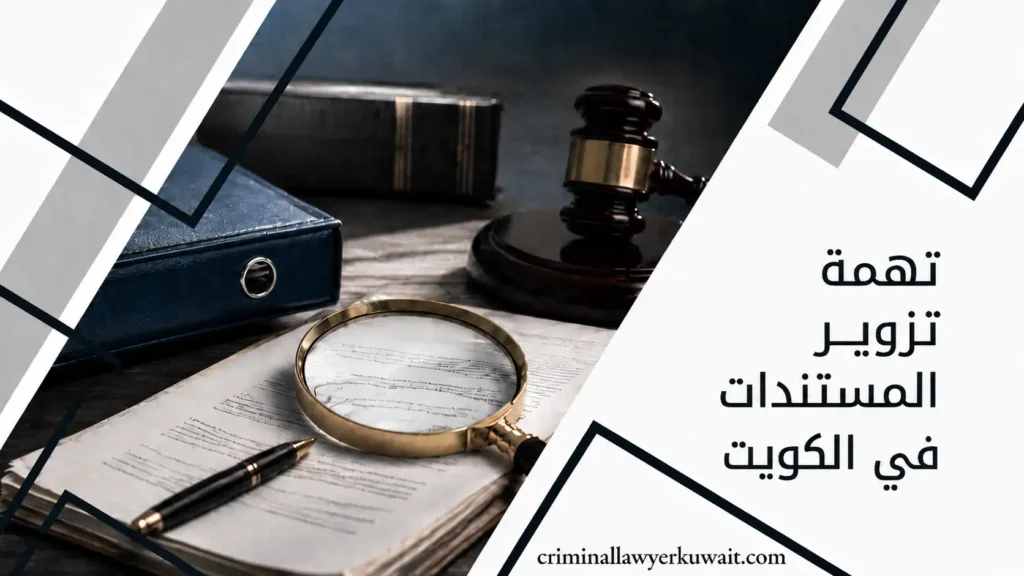 تهمة تزوير المستندات في الكويت